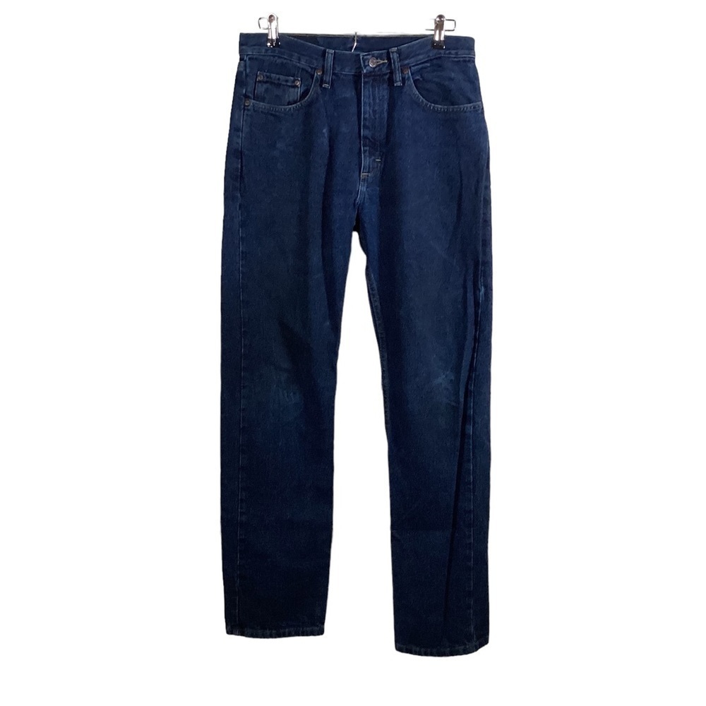 Wrangler Regular Fit Men’s Denim Straight Leg Distressed Jeans.  Size 32/34